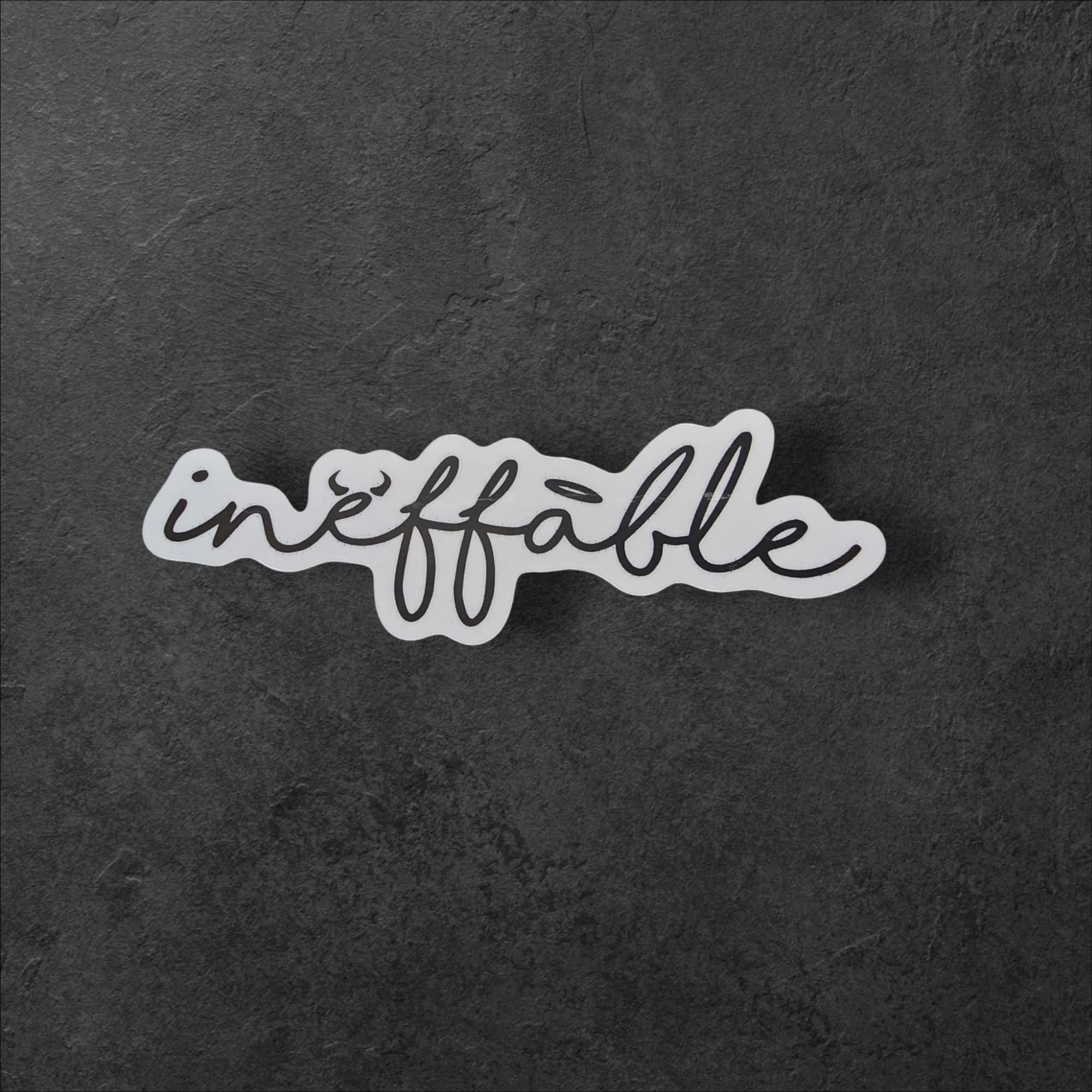 Good Omens Ineffable Vinyl Sticker: Fandom Decal