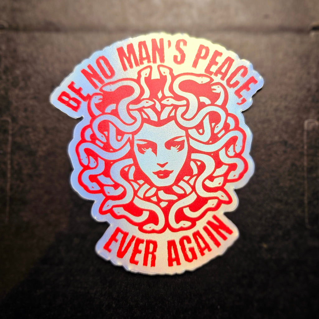 Be No Man's Peace Vinyl Sticker, Abuse Survivor, Mental Health Awareness