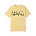 Additional photo of Legally Unstable — Funny Statement for Lawyers & Law Students T-shirt