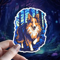 Holographic Sheltie Sticker: Shetland Sheepdog Decal