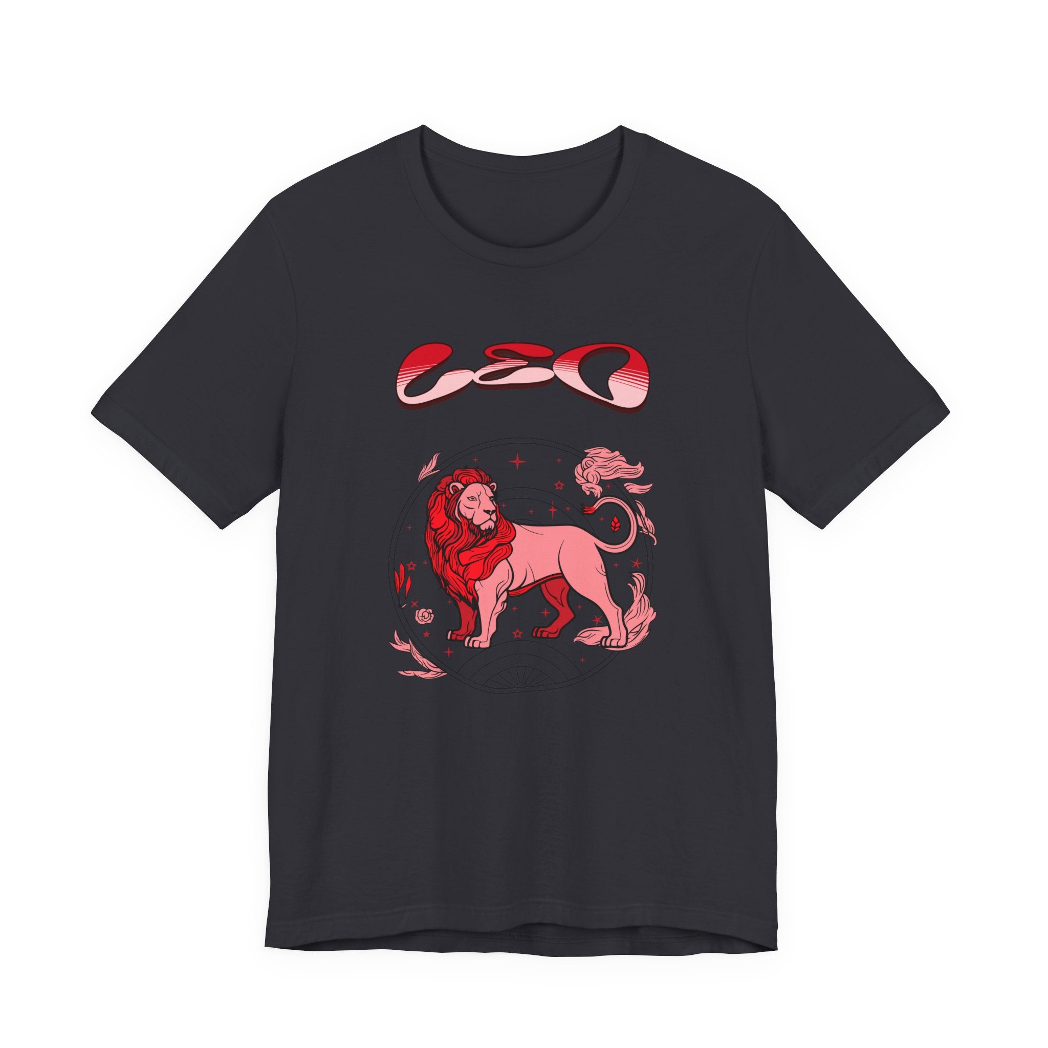 Leo Zodiac Tee — Red Lion Astrology Birthday Gift