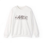 Wild Horses Sweatshirt, Vintage Western Running Horse Graphic, Celestial Equestrian Art