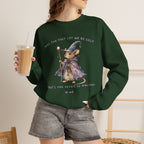 Will You Just Let Me Be Silly Sweatshirt | Wizard Mouse Sweatshirt, Whimsical Existential Humor, Cozy Fantasy Crewneck