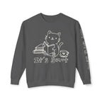 Additional photo of Cat Reading "It's Smut" sweatshirt