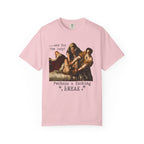 Perhaps a Fucking Break graphic shirt featuring Judith Slaying Holofernes Feminist Art Tee