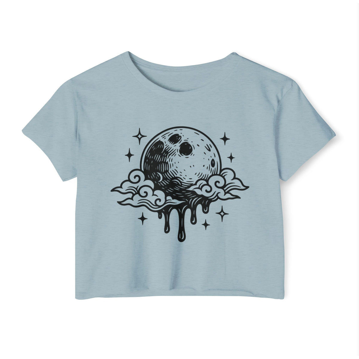 Additional photo of Moon Drip Crop Top T-shirt