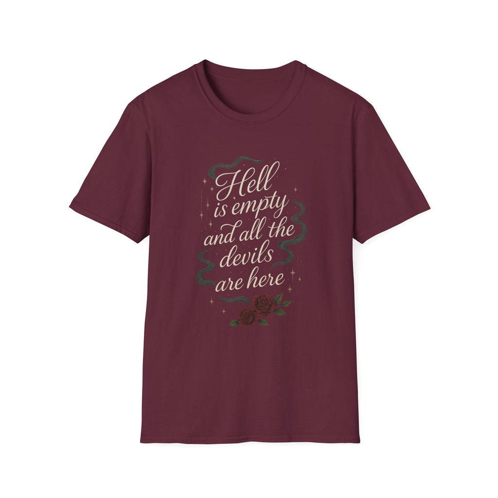 Additional photo of Hell Is Empty and All the Devils Are Here T-shirt