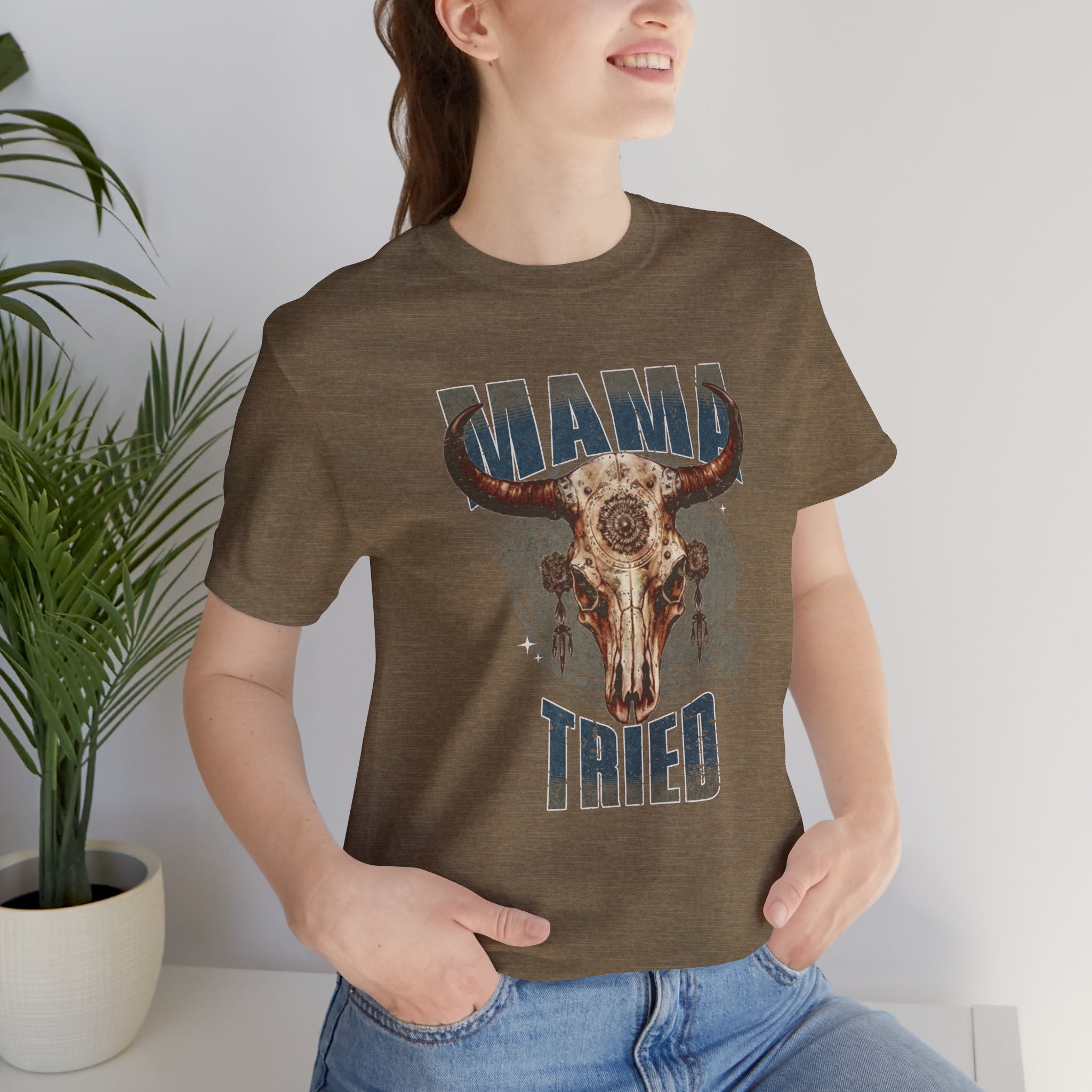 Mama Tried Skull Tee — Vintage Western Graphic T-Shirt