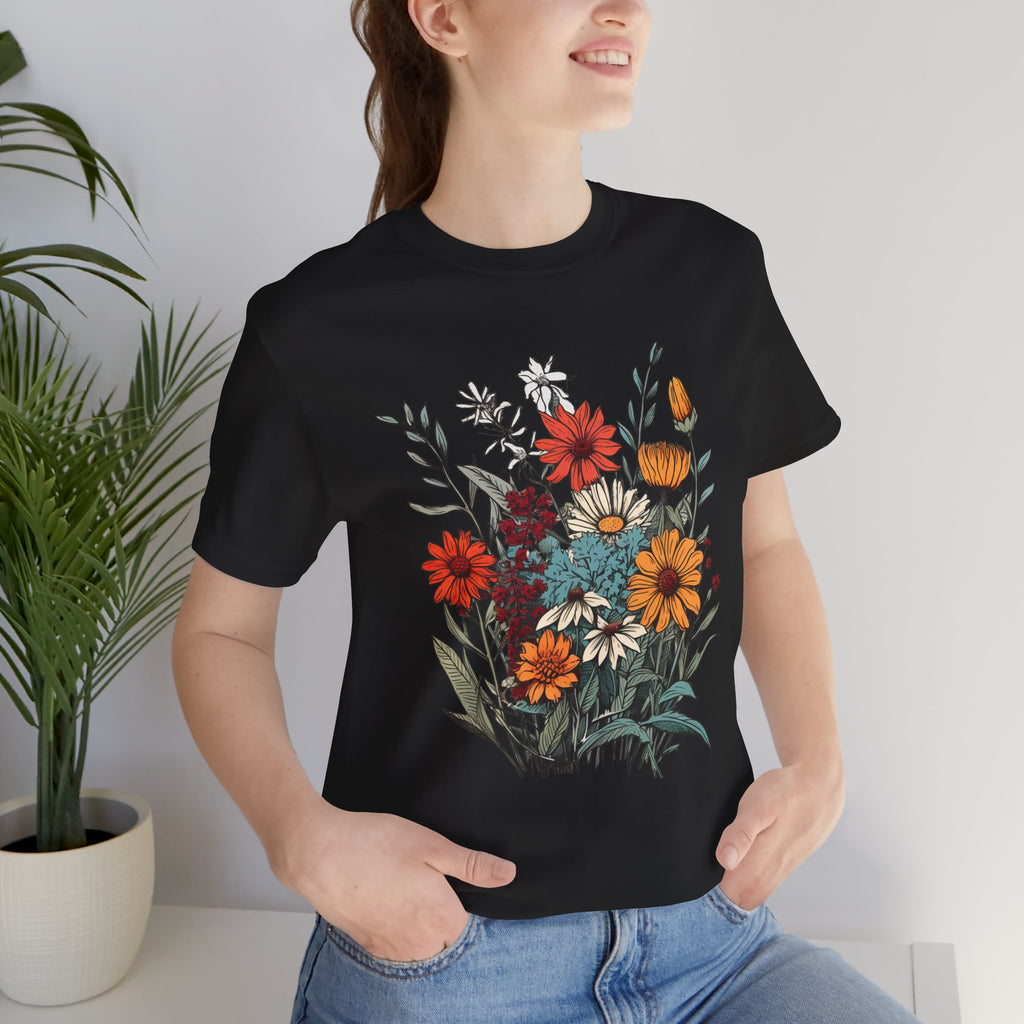 Vintage Wildflower Bouquet T-Shirt