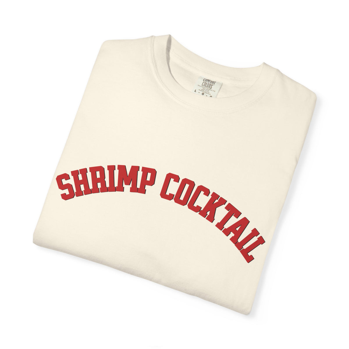 Shrimp Cocktail Graphic graphic shirt featuring Retro Foodie & Seafood Lover Comfort Colors