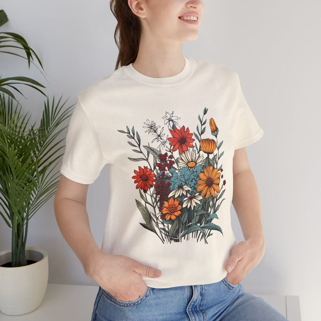 Vintage Wildflower Bouquet T-Shirt
