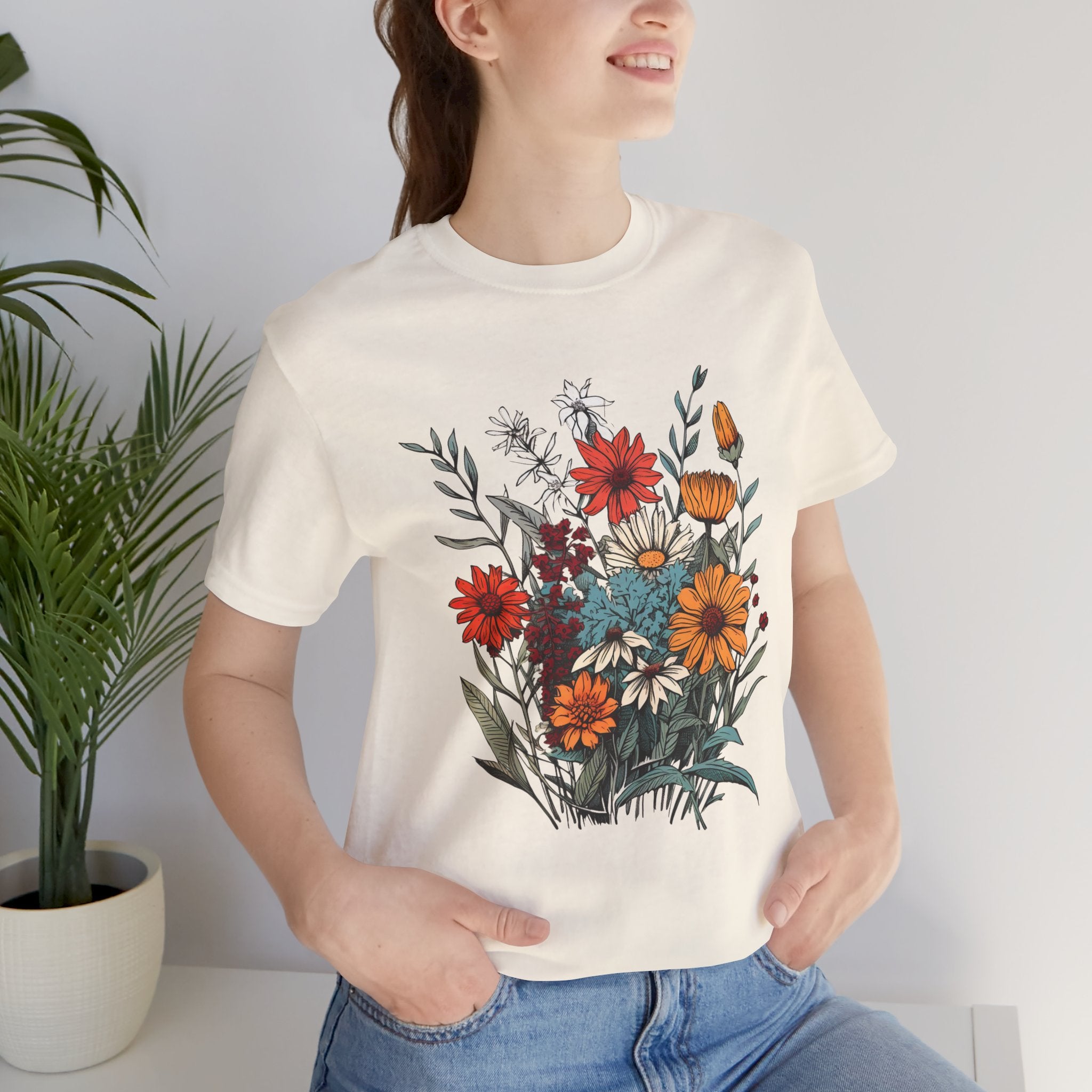 Vintage Wildflower Bouquet T-Shirt