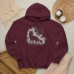 Additional photo of Wolf Silhouette — Night Forest Wolf Graphic hoodie