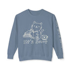 Additional photo of Cat Reading "It's Smut" sweatshirt