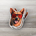 Red Heeler Sticker: Australian Cattle Dog Vinyl Decal