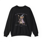 Will You Just Let Me Be Silly Sweatshirt | Wizard Mouse Sweatshirt, Whimsical Existential Humor, Cozy Fantasy Crewneck