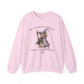 Will You Just Let Me Be Silly Sweatshirt | Wizard Mouse Sweatshirt, Whimsical Existential Humor, Cozy Fantasy Crewneck