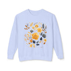 Golden Blooms graphic sweatshirt featuring Vintage Botanical Floral