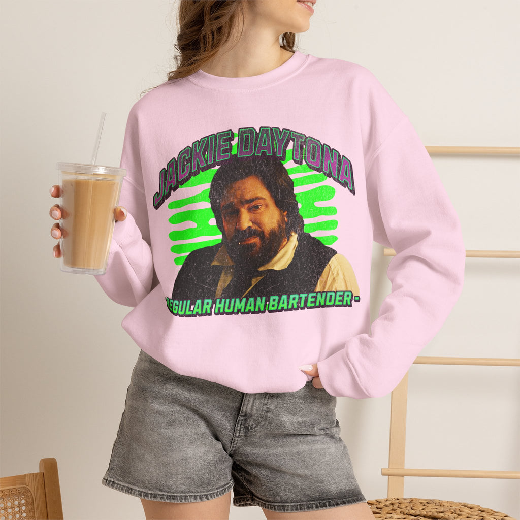 Jackie Daytona Regular Human Bartender Sweatshirt | What We Do in the Shadows Crewneck