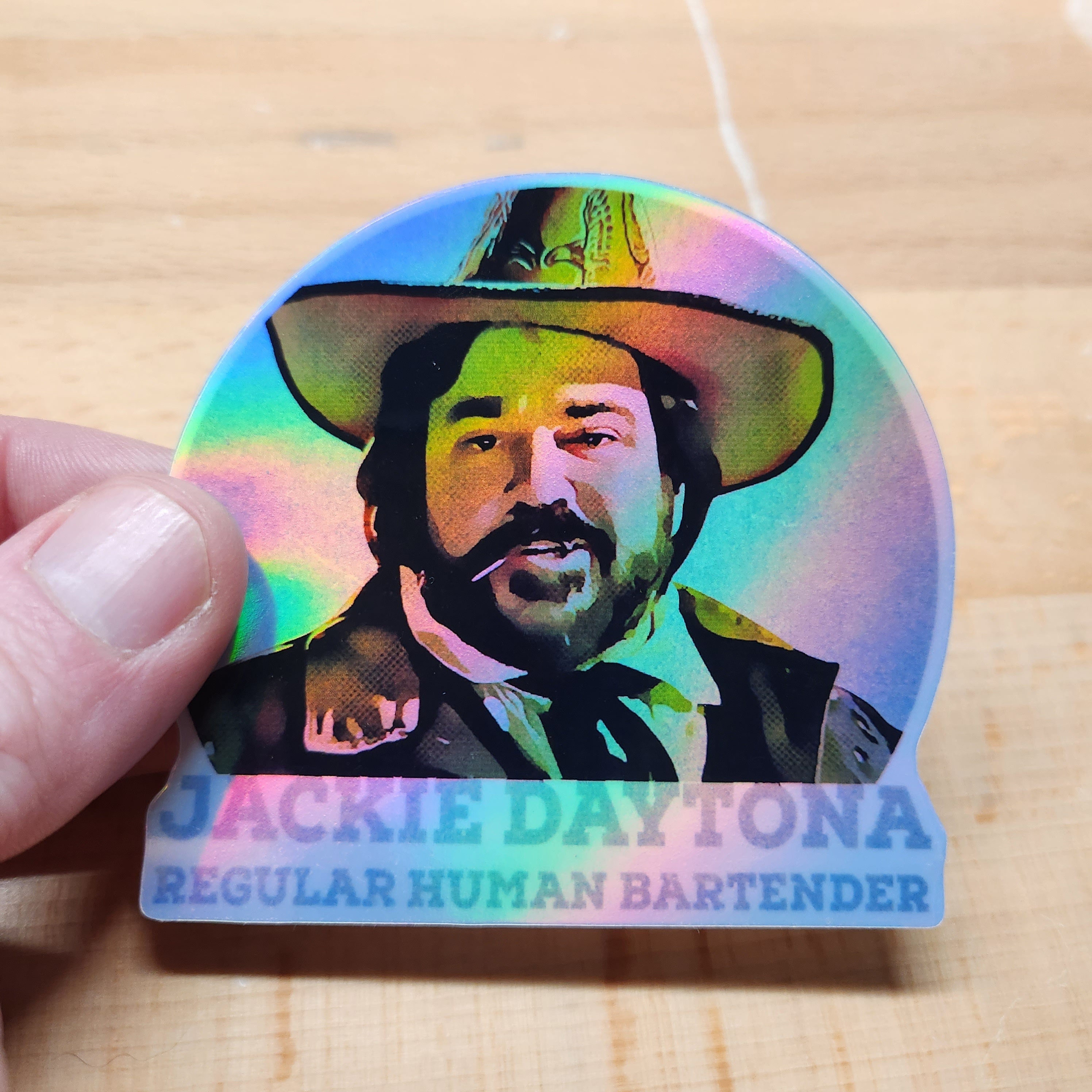 What We Do in the Shadows Sticker: Jackie Daytona - Water Resistant