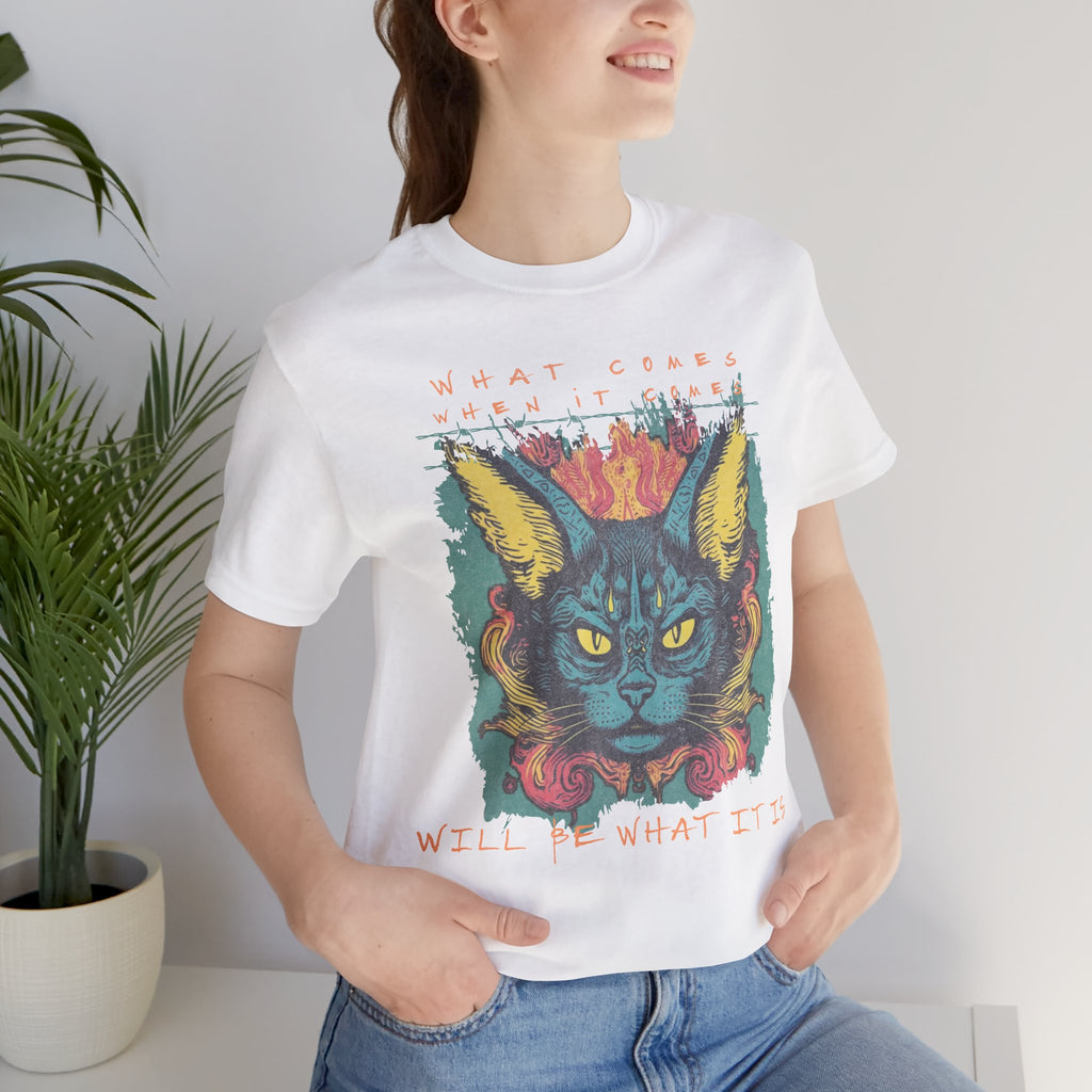 Tattoo Art Style Cat Streetwear, Pegan Quote, Y2k Streetwear, 90's T shirt , Retro Cat , Inspirational Anarchy Shirt Shirt Unisex