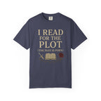 Additional photo of I Read for the Plot (The Plot Is Porn) Literary Humor T-shirt