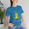 I Want To Go Home Frog graphic shirt featuring Cute Meditation Frog Graphic T-Shirt