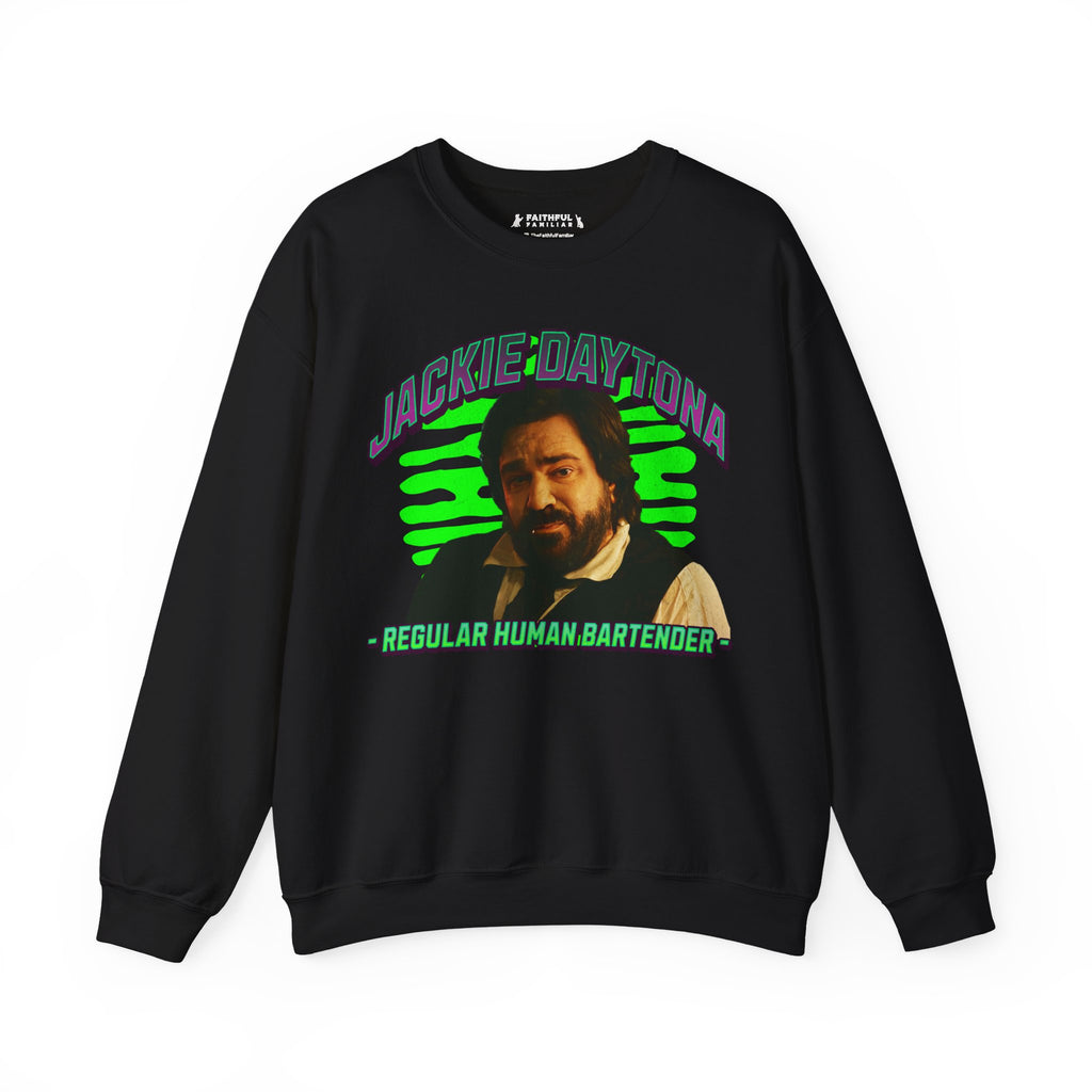 Jackie Daytona Regular Human Bartender Sweatshirt | What We Do in the Shadows Crewneck
