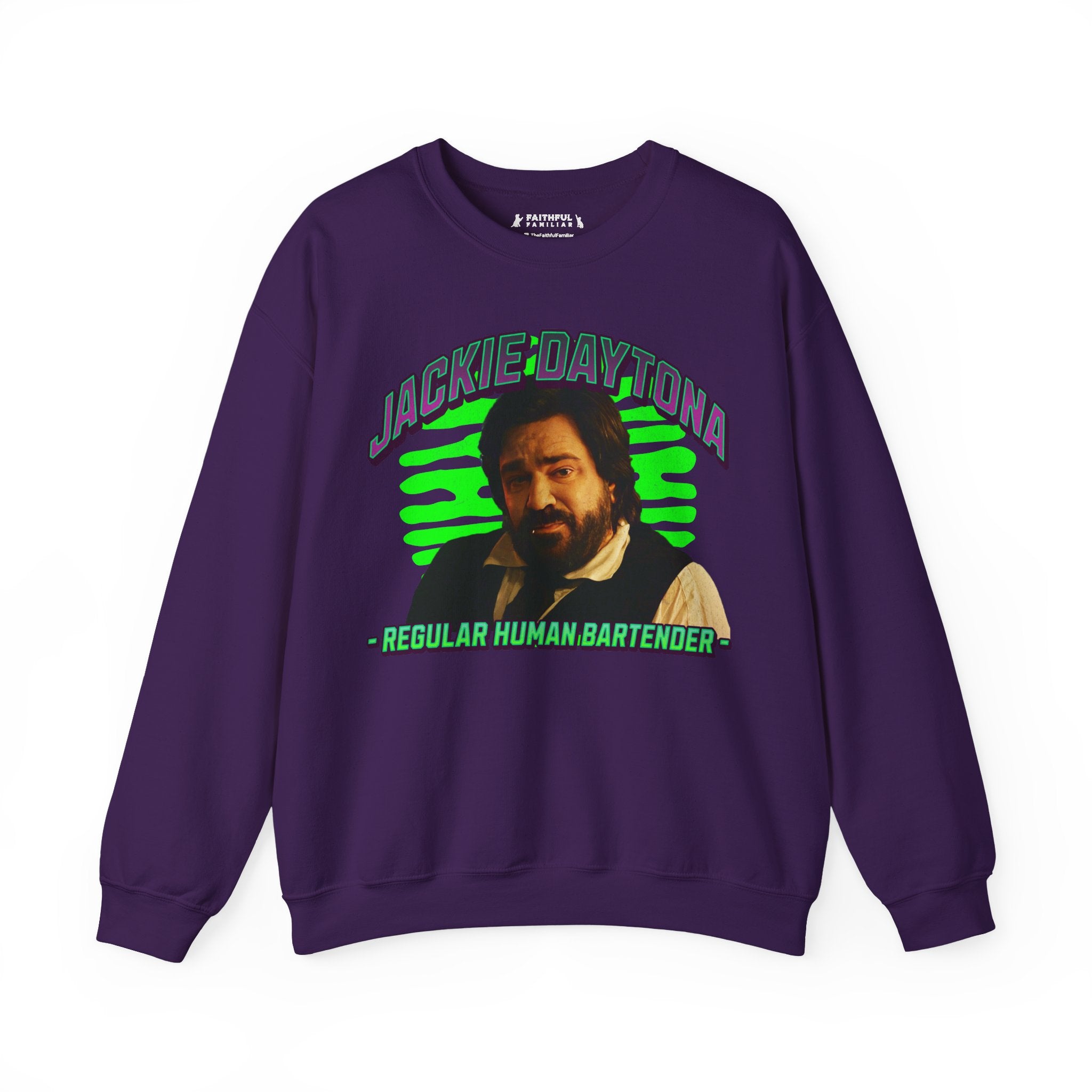 Jackie Daytona Regular Human Bartender Sweatshirt | What We Do in the Shadows Crewneck