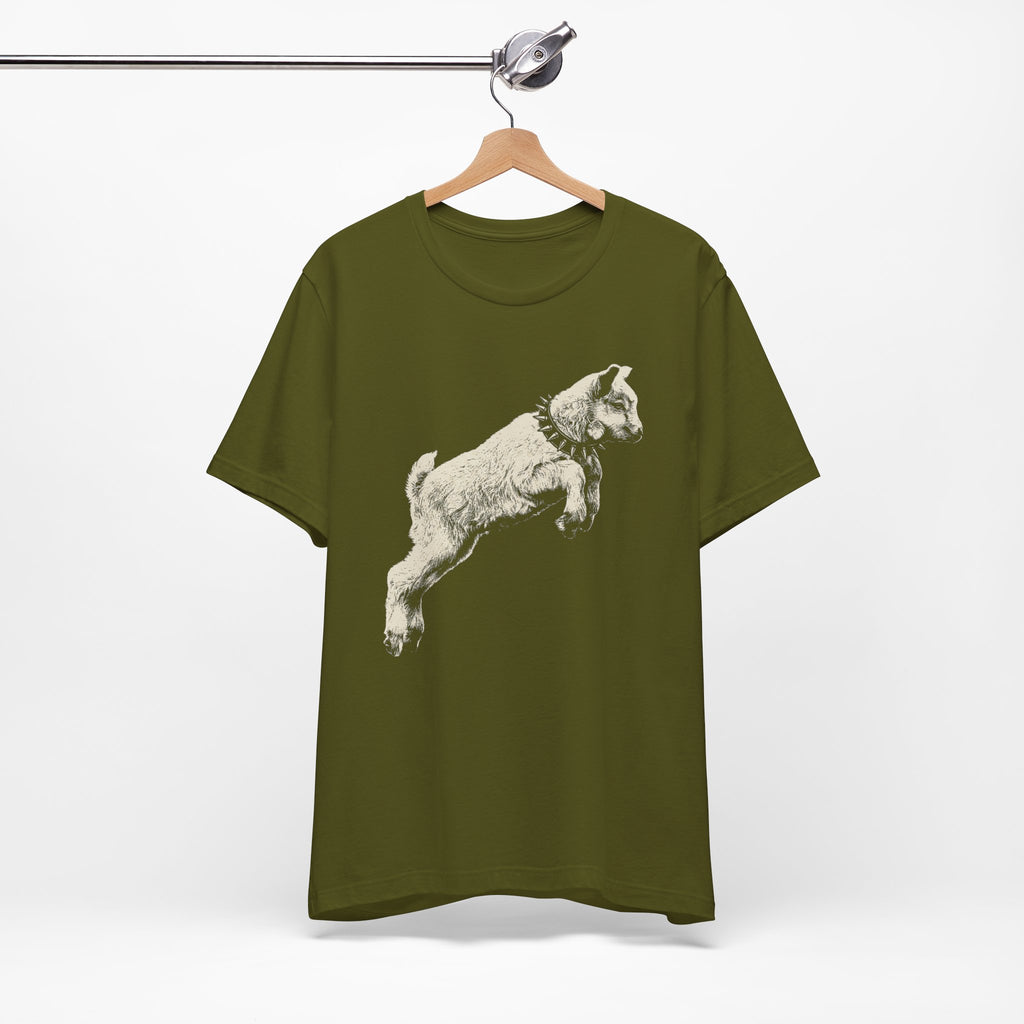 Punk Baby Goat Shirt | Vintage Goat Graphic Tee | Alternative Animal Shirt