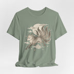 Additional photo of Nine-Tailed Fox — Mythical Kitsune Graphic T-shirt