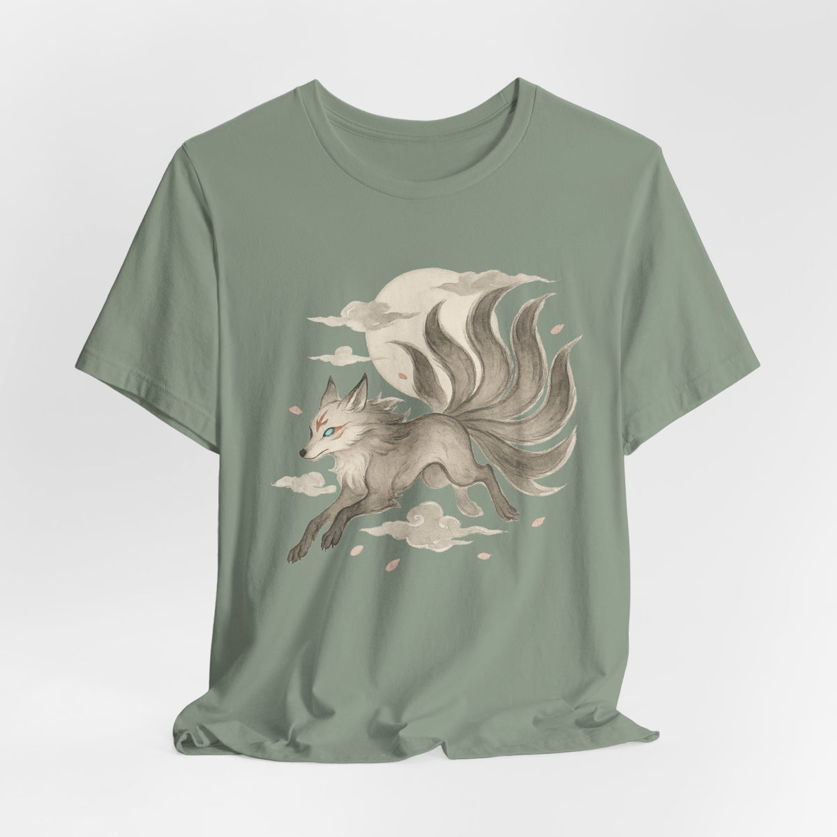 Additional photo of Nine-Tailed Fox — Mythical Kitsune Graphic T-shirt