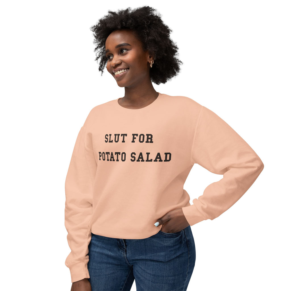 Slut for Potato Salad Sweatshirt | Funny Food Lover Crewneck
