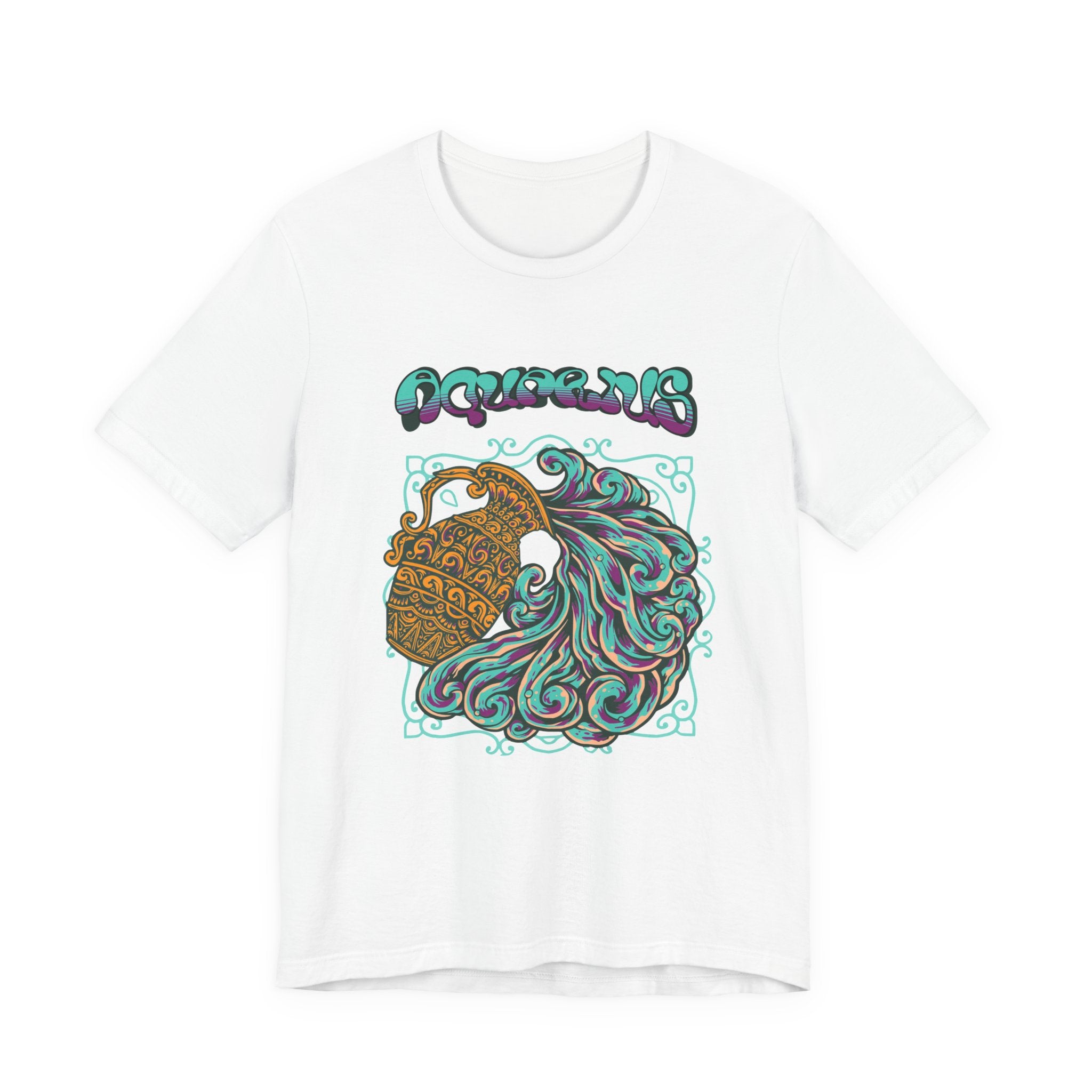 Aquarius Water Bearer Graphic Tee — Zodiac Astrology T-Shirt