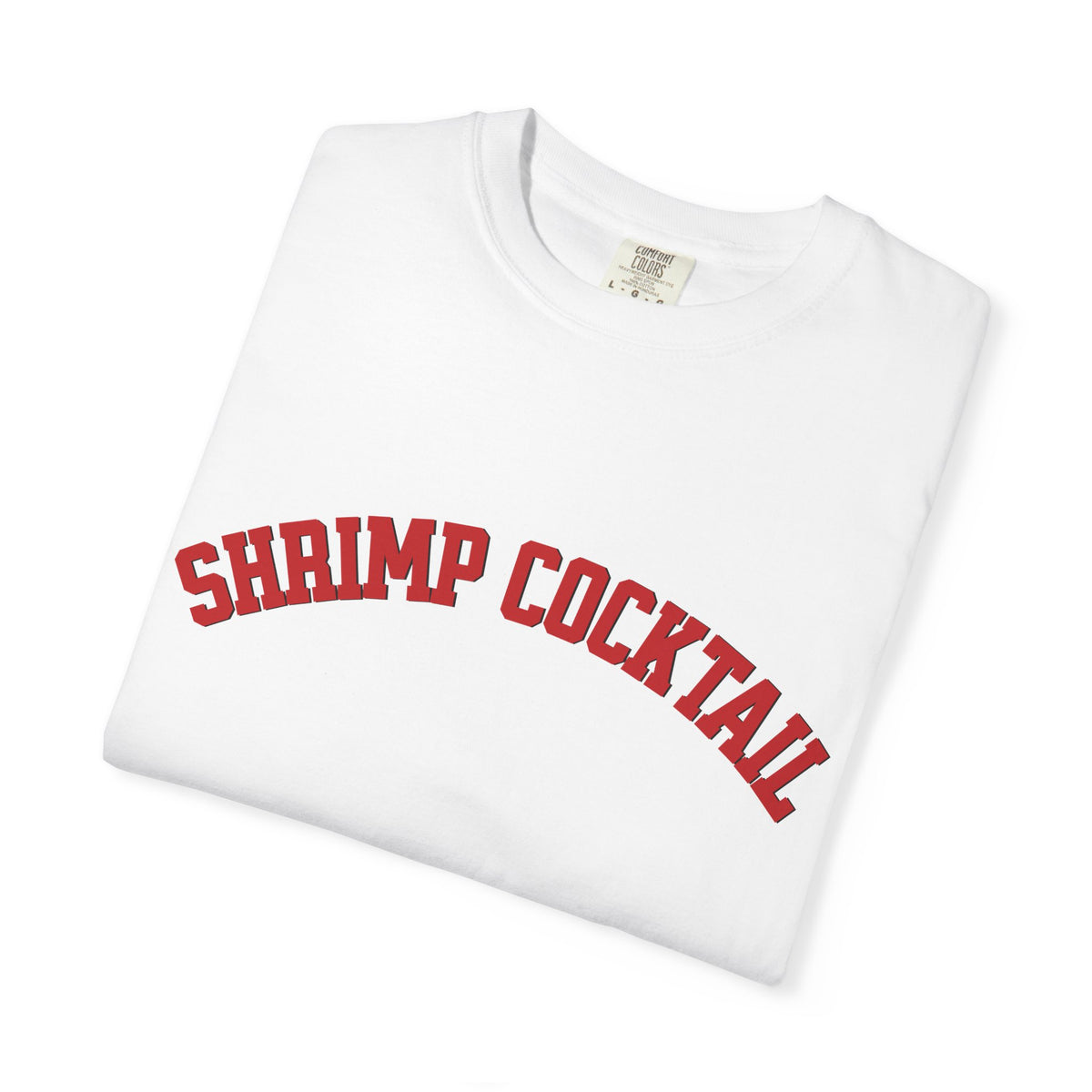 Shrimp Cocktail Graphic graphic shirt featuring Retro Foodie & Seafood Lover Comfort Colors