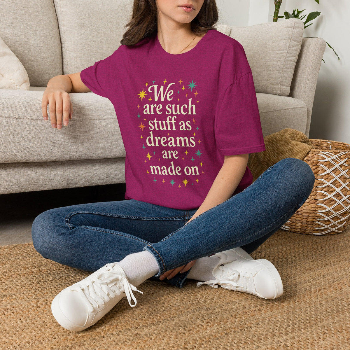 Additional photo of Shakespeare Dreams Quote T-shirt