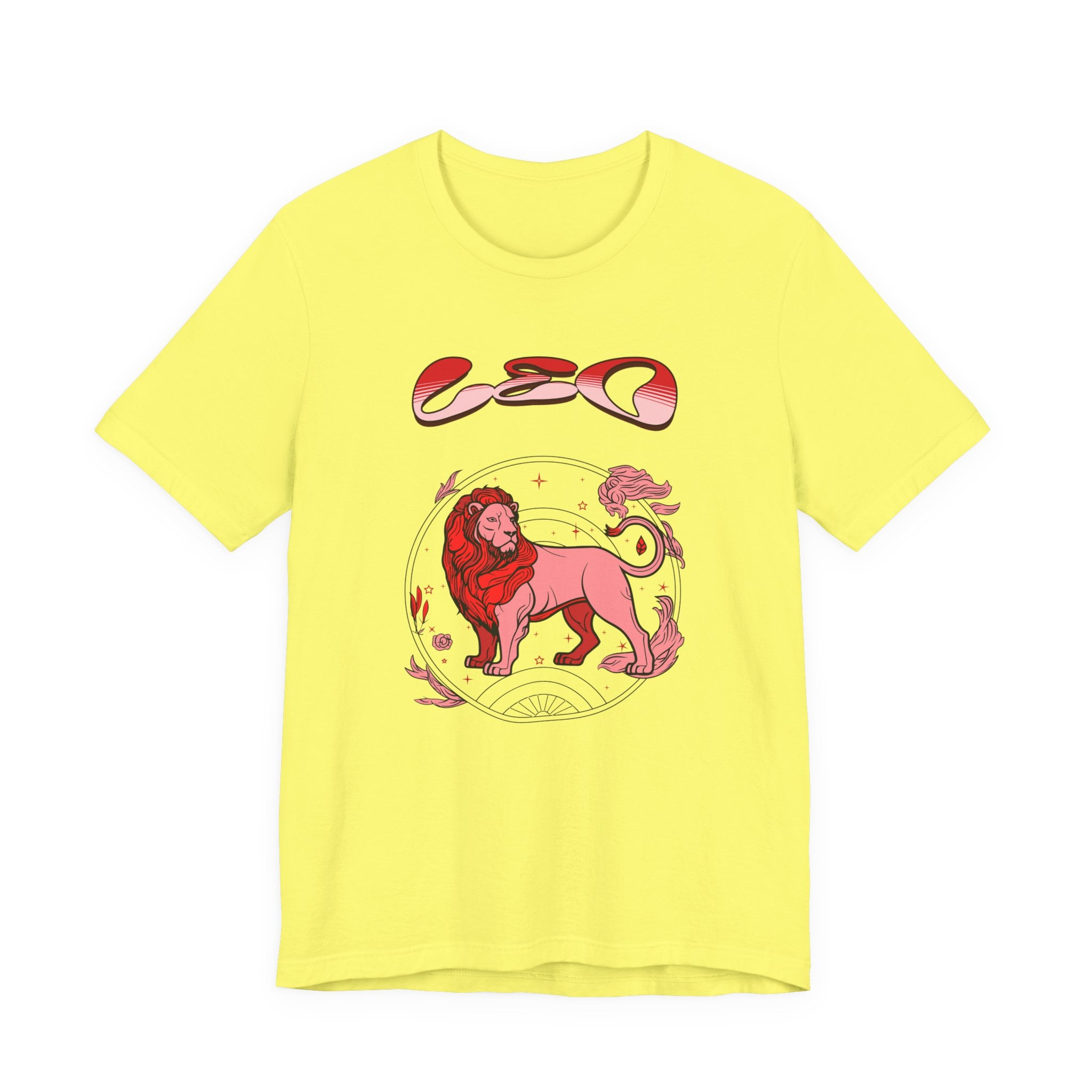 Leo Zodiac Tee — Red Lion Astrology Birthday Gift