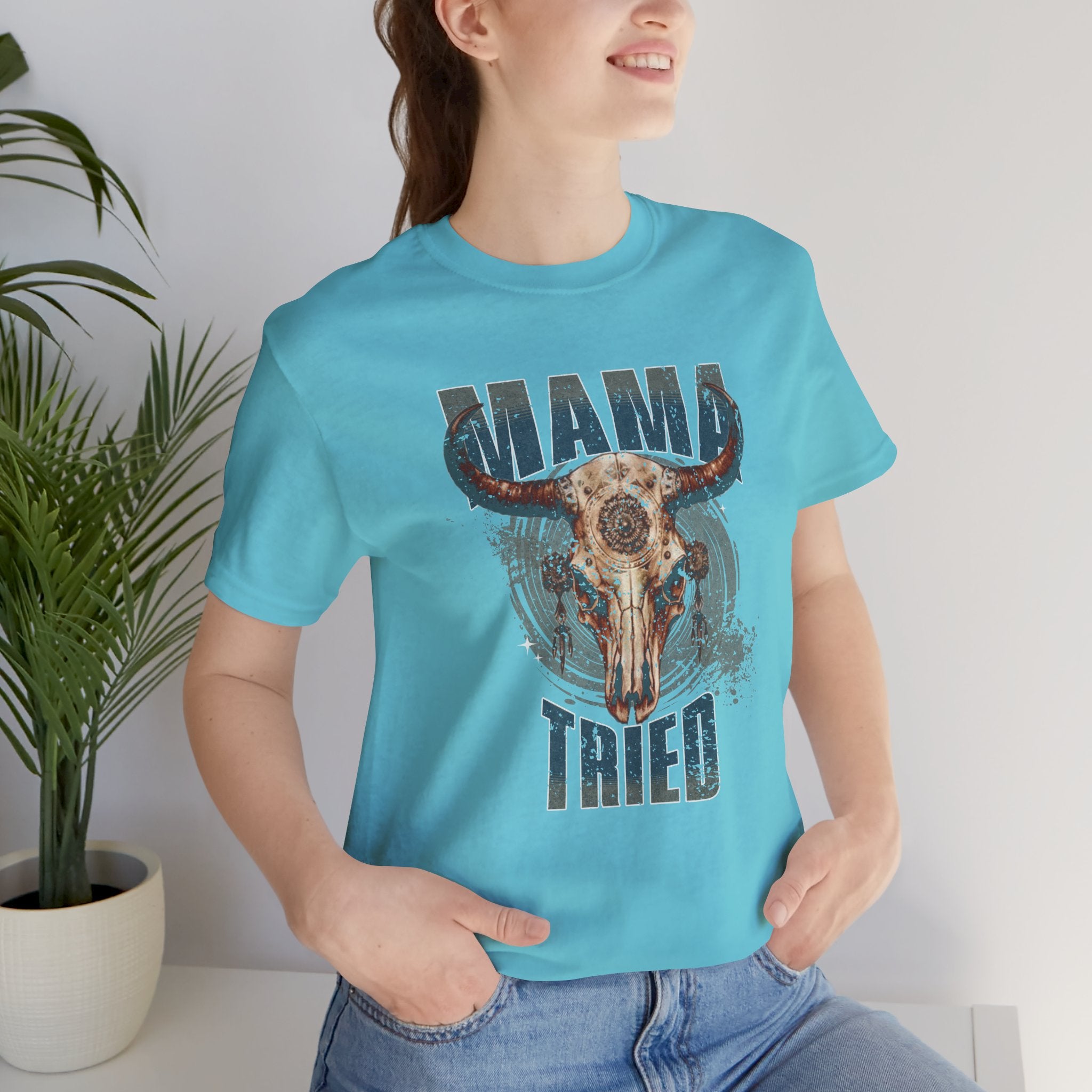 Mama Tried Skull Tee — Vintage Western Graphic T-Shirt