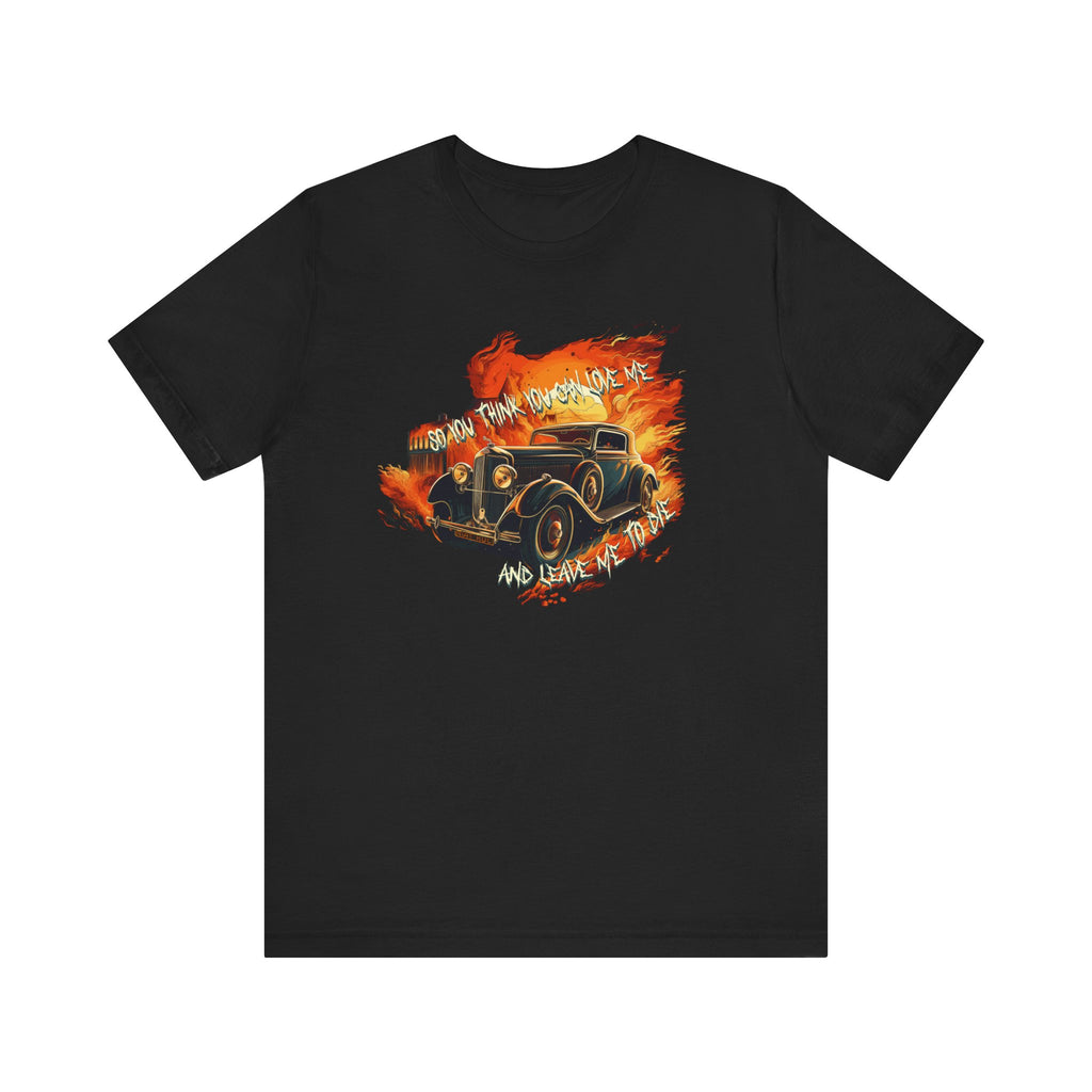 Copy of Copy of Good Omens Crowley's Car Queen Rock Crewneck T-Shirt Aziraphale Crowley Ineffable Husbands Fandom Comic Con