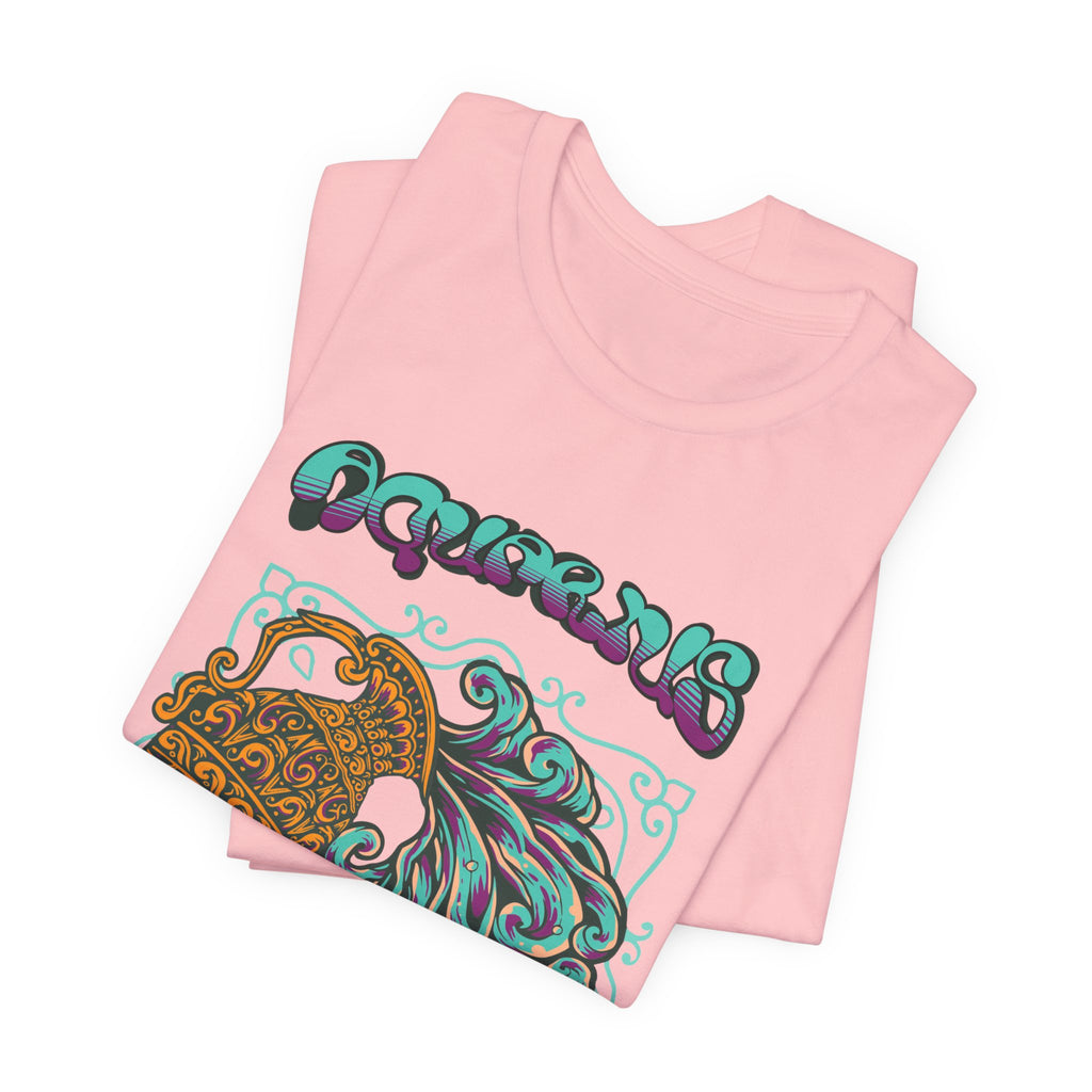 Aquarius Water Bearer Graphic Tee — Zodiac Astrology T-Shirt