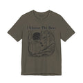 I Choose The Bear Graphic Tee — Moonlit Forest Bear Shirt for Outdoorsy Feminists