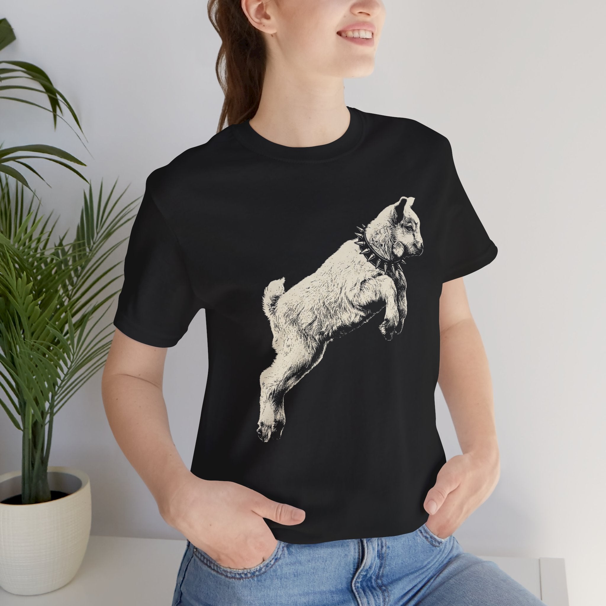 Punk Baby Goat Shirt | Vintage Goat Graphic Tee | Alternative Animal Shirt