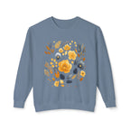 Golden Blooms graphic sweatshirt featuring Vintage Botanical Floral