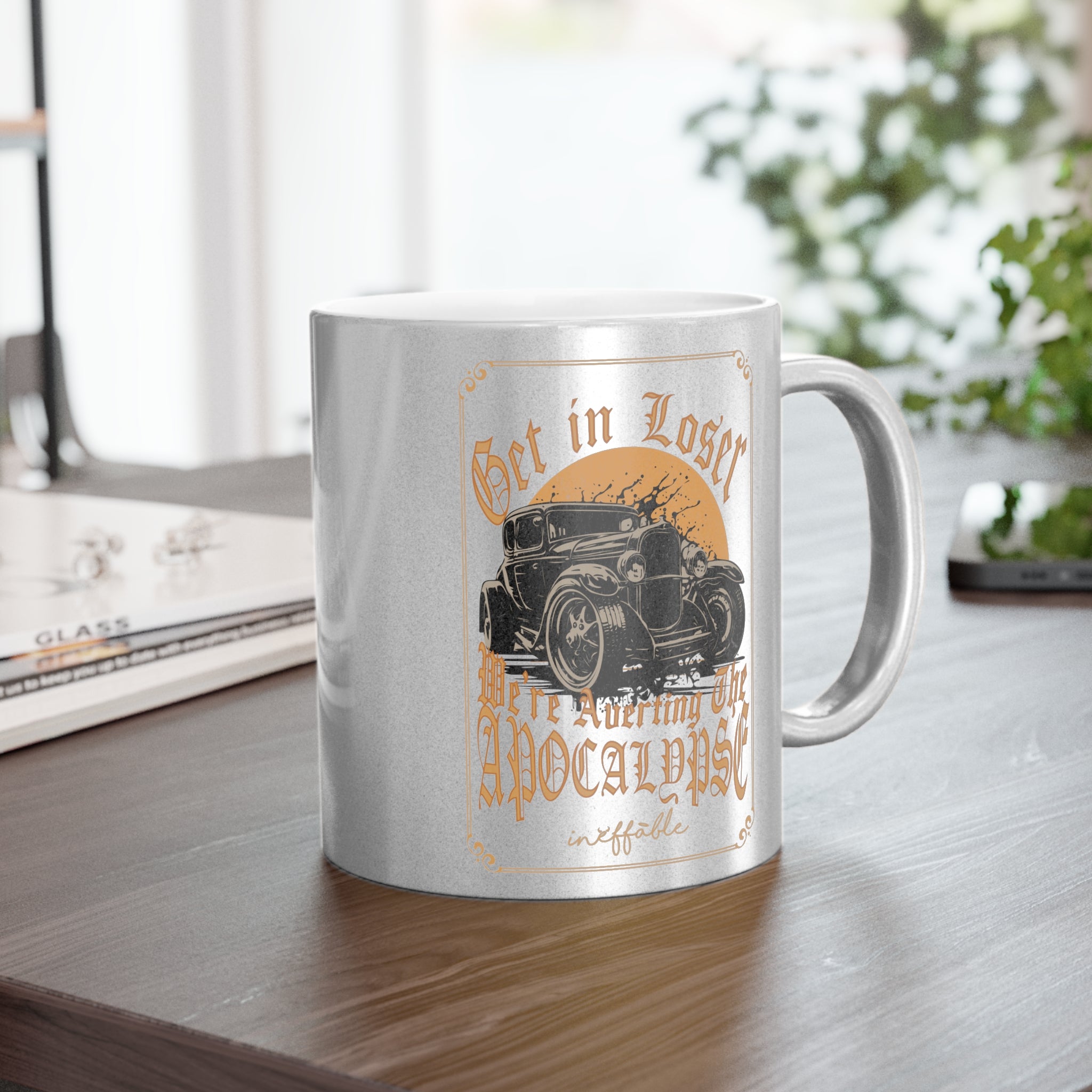 Good Omens Get in Loser Mug | We’re Averting the Apocalypse | Crowley & Aziraphale Mug
