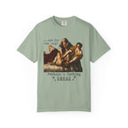 Perhaps a Fucking Break graphic shirt featuring Judith Slaying Holofernes Feminist Art Tee