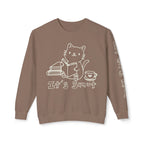 Additional photo of Cat Reading "It's Smut" sweatshirt