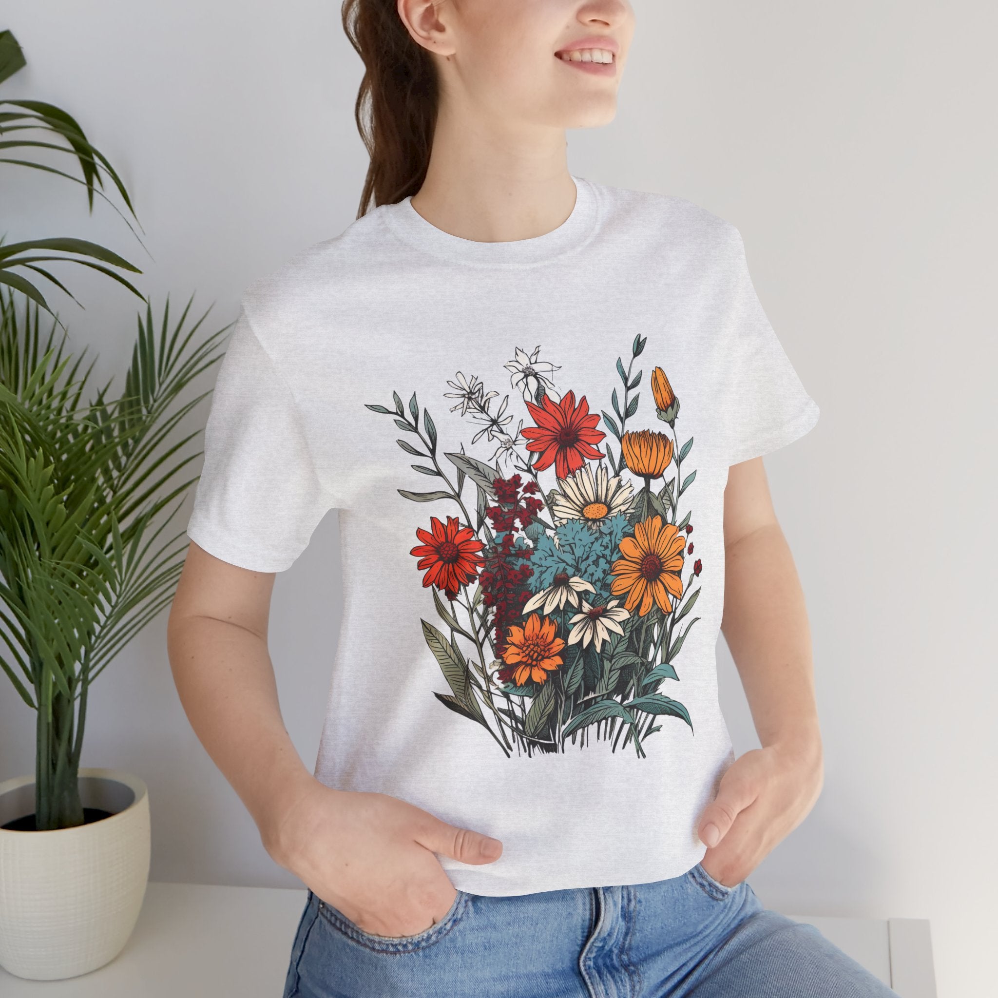 Vintage Wildflower Bouquet T-Shirt
