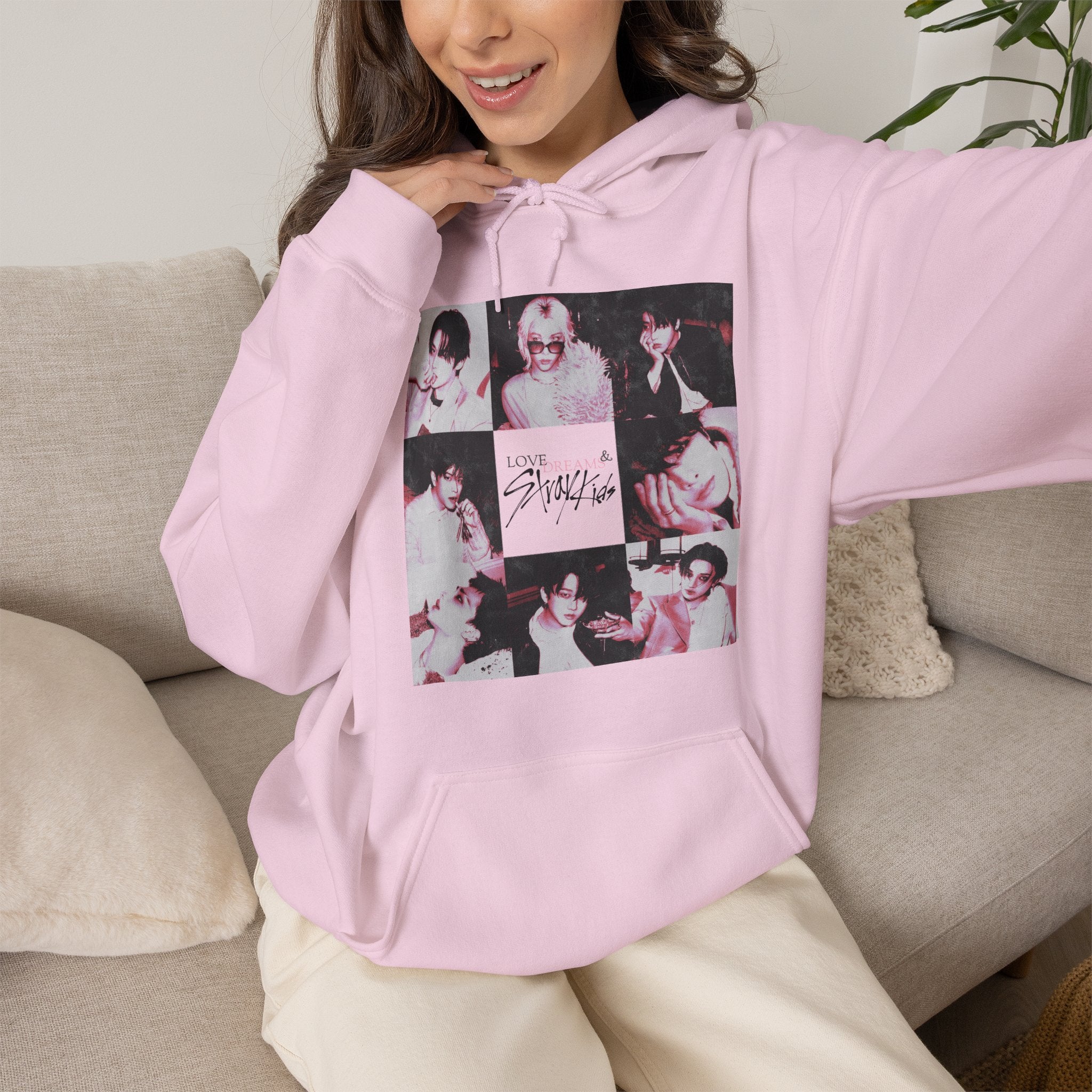 Do It Stray Kids fan Hoodie, Pink Kpop Fan Merch, SKZ Apparel