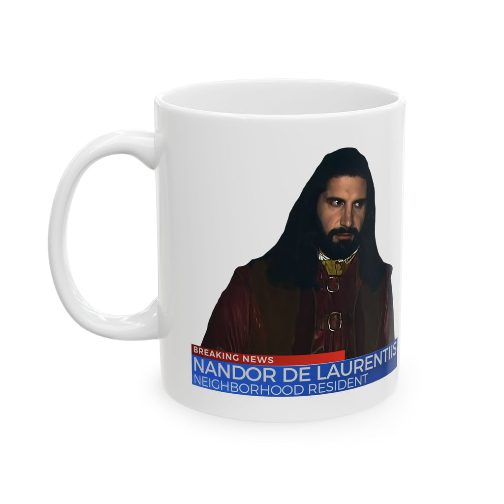 What We Do in the Shadows Ceramic mug featuring Nandor De Laurentiis Coffee Cup