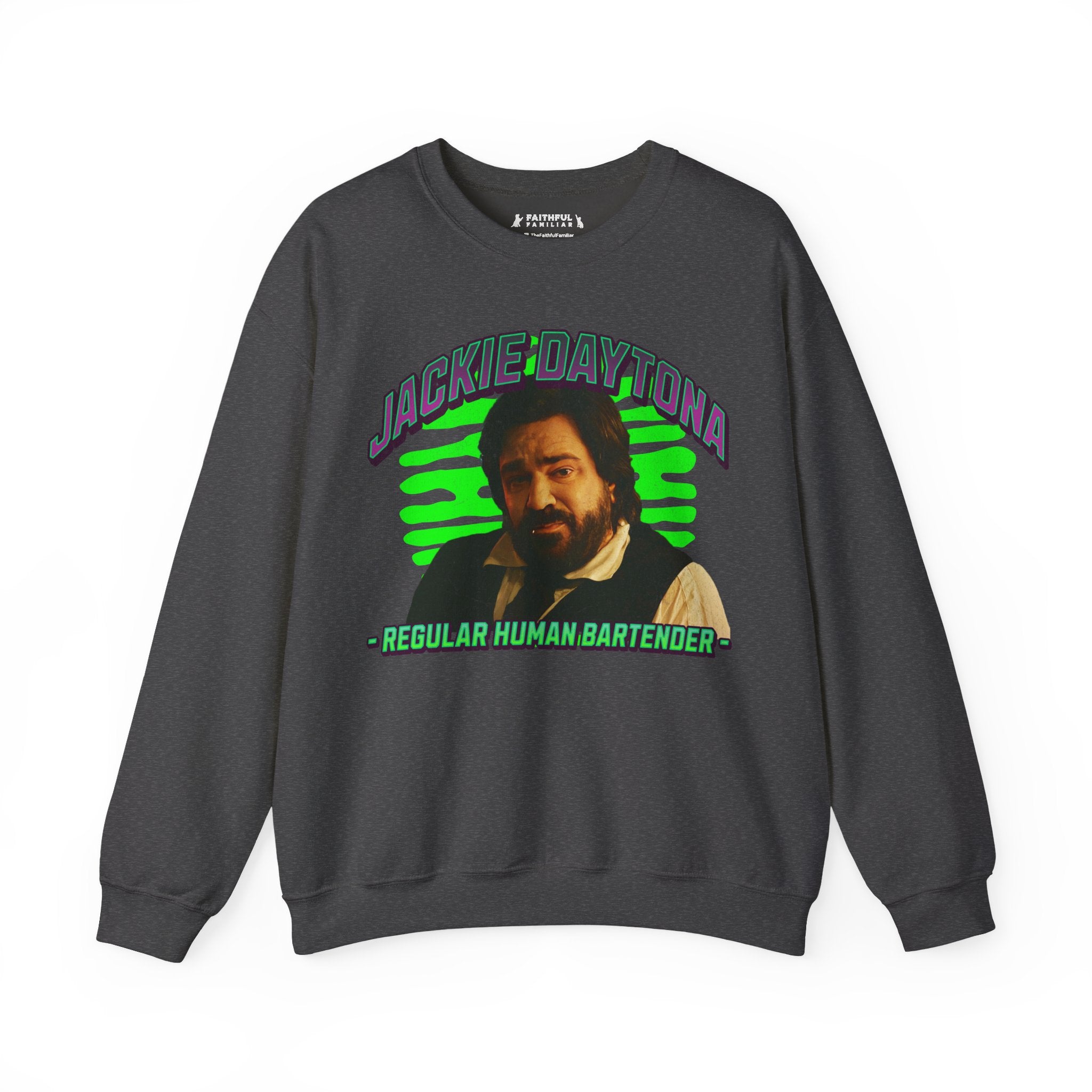 Jackie Daytona Regular Human Bartender Sweatshirt | What We Do in the Shadows Crewneck